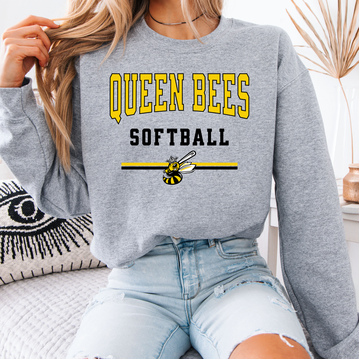 Queen Bees Varsity Crewneck