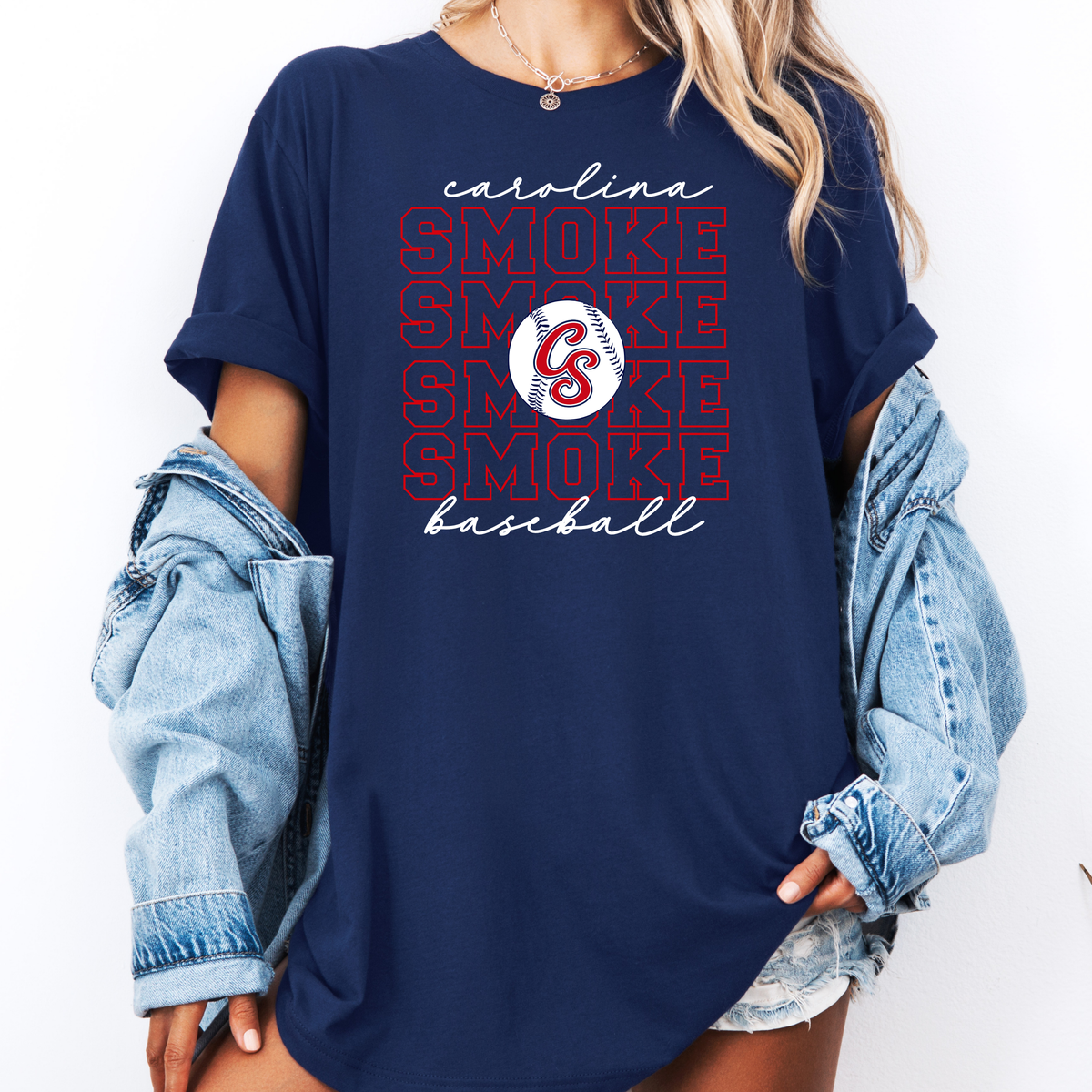 Smoke Repeat Logo Tee (Multiple Colors)