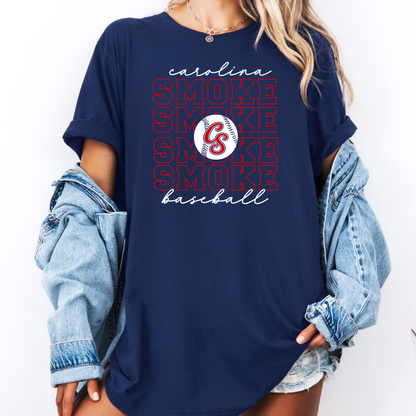 Smoke Repeat Logo Tee (Multiple Colors)