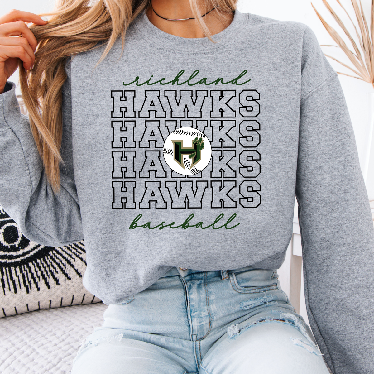 Richland Hawks Repeat Sweatshirt (Multiple Colors)