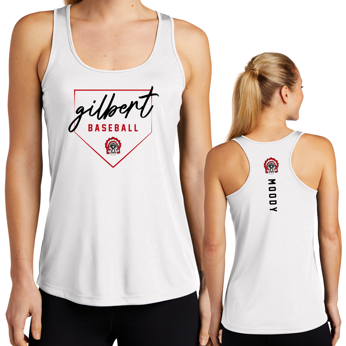 Gilbert DYB Plate Performance Tank - PLAYER NAME