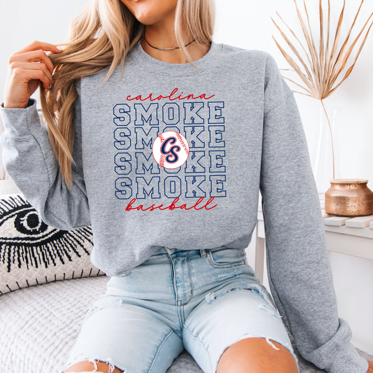 Carolina Smoke Repeat Sweatshirt (Multiple Colors)