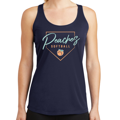Peaches Plate Performance Tank (Multiple Colors)