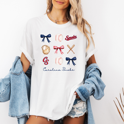 Carolina Smoke Bow CC Tee (Multiple Colors)