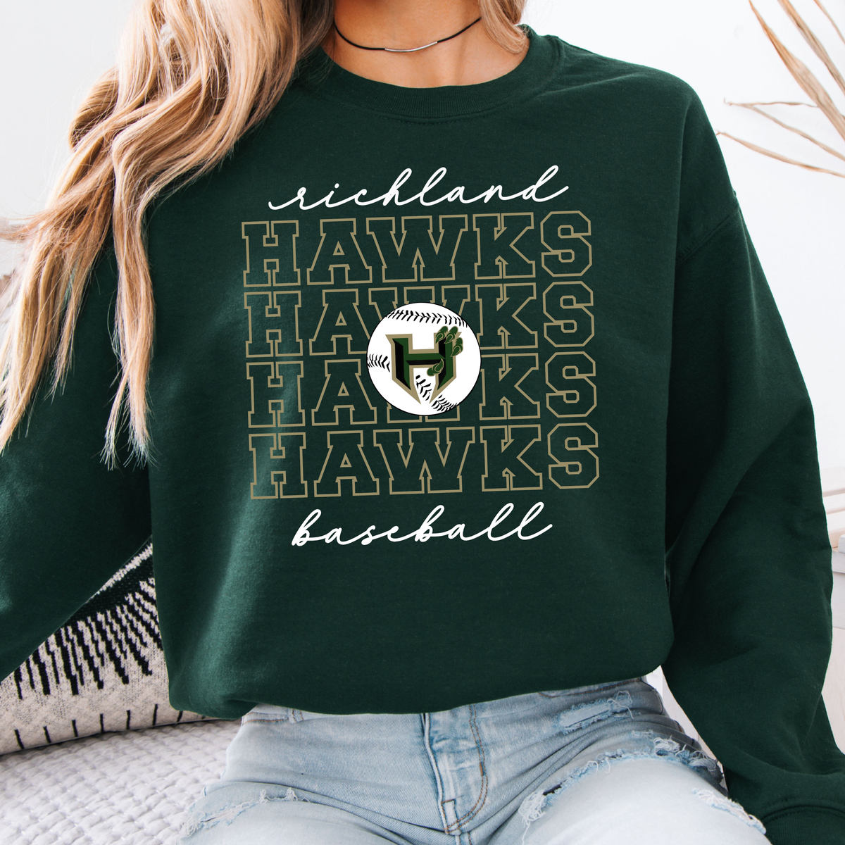 Richland Hawks Repeat Sweatshirt (Multiple Colors)