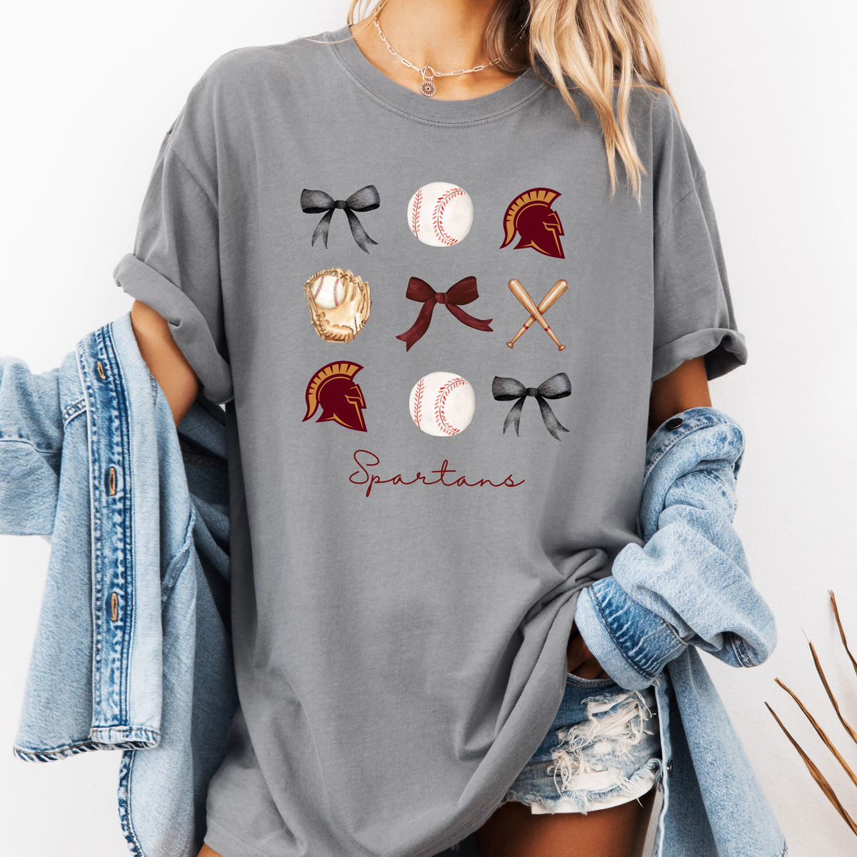 SC Spartans Bow CC Tee (Multiple Colors)