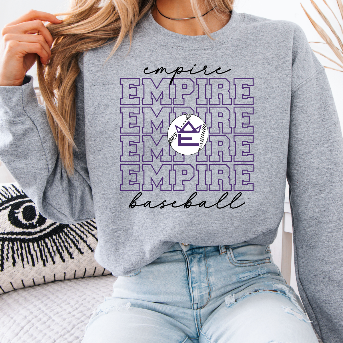 Empire Repeat Sweatshirt (Multiple Colors)