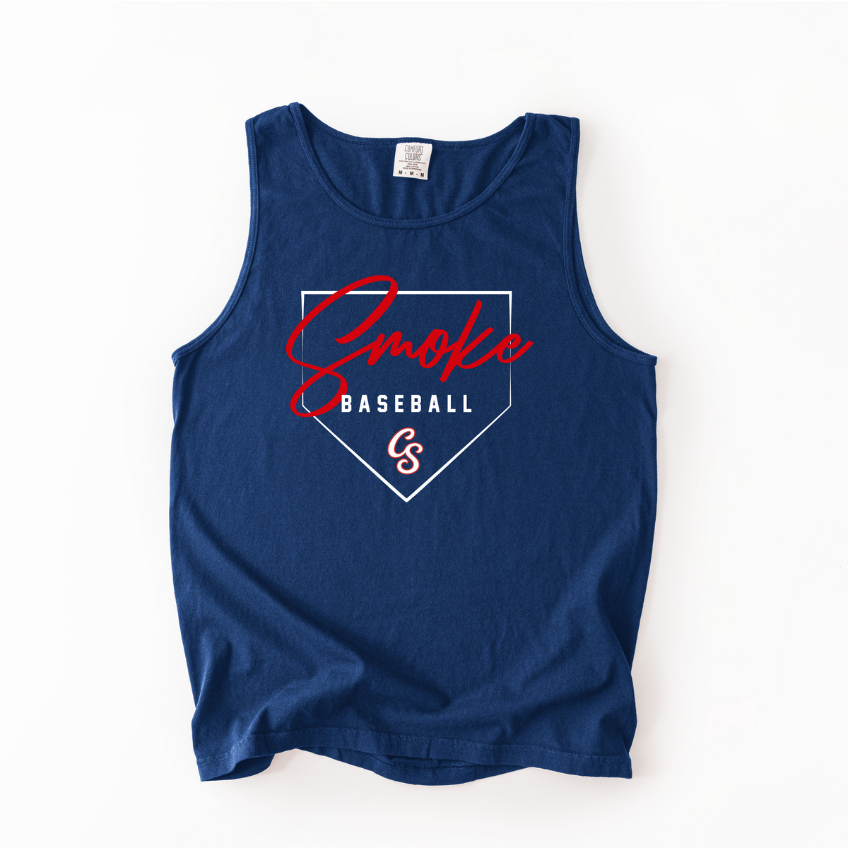 Smoke Plate Comfort Colors Tank (Runs big!)