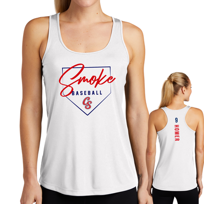 Smoke Plate Performance Tank - PLAYER NAME & NUMBER
