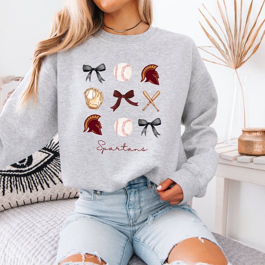 SC Spartans Bow Sweatshirt