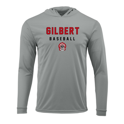 Gilbert DYB Simple Baseball Lightweight Performance Hoodie (Multiple Colors)