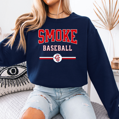 Smoke Baseball Varsity Sweatshirt (Multiple Styles)
