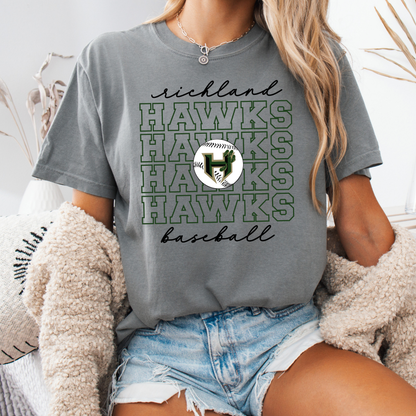 Richland Hawks Repeat Tee (Multiple Colors)