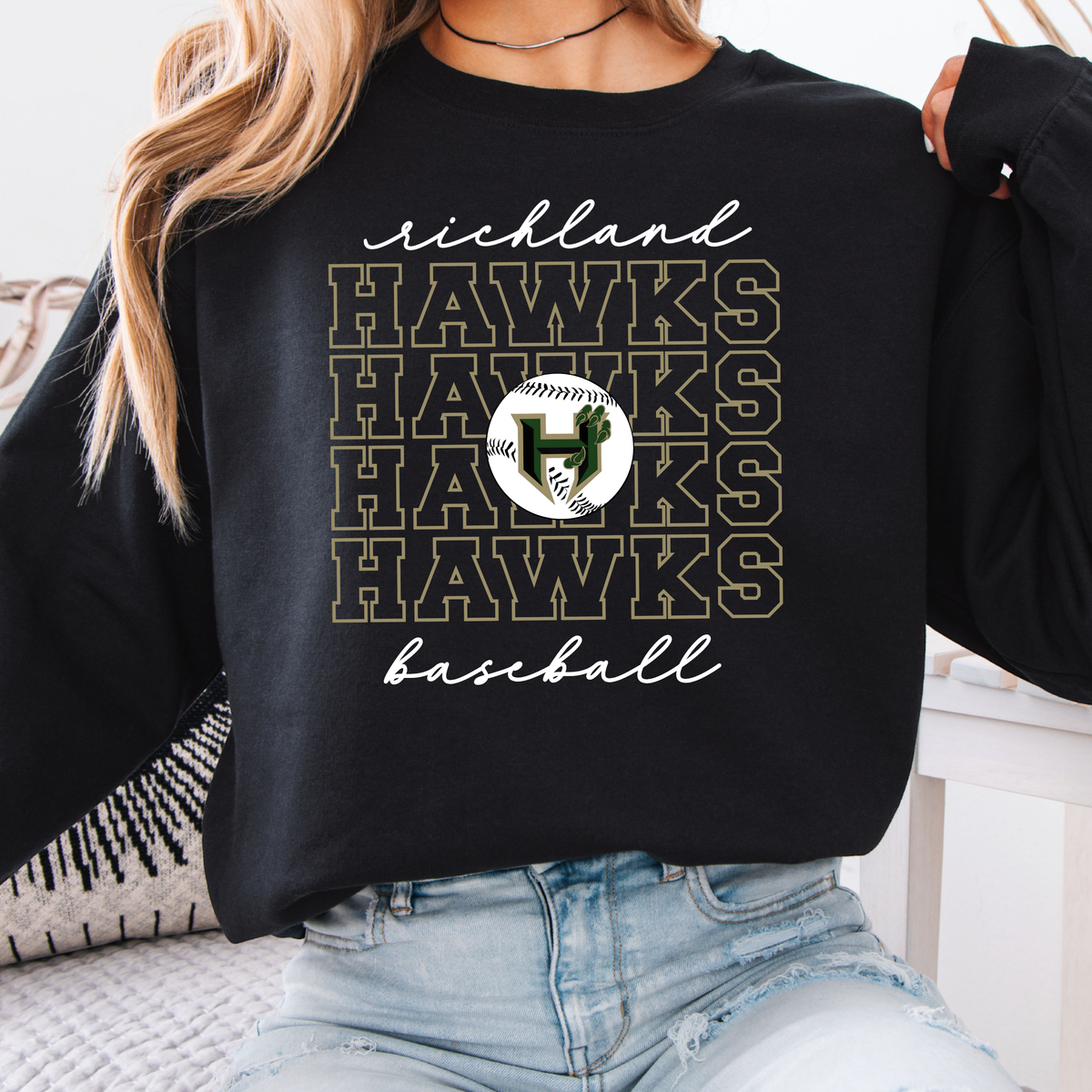 Richland Hawks Repeat Sweatshirt (Multiple Colors)