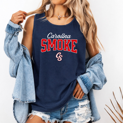 Smoke Classic Logo Comfort Colors Tank (Runs big!)