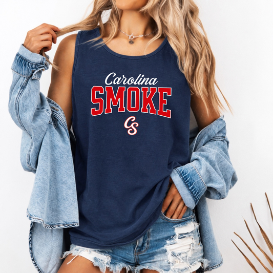 Smoke Classic Logo Comfort Colors Tank (Runs big!)
