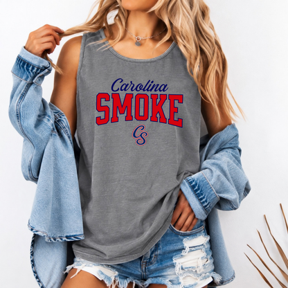 Smoke Classic Logo Comfort Colors Tank (Runs big!)