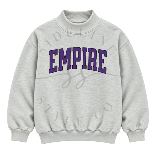 EMPIRE One Word Mock Neck