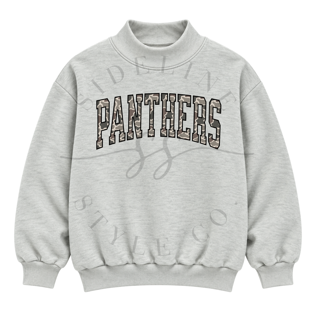 CUSTOM Camo Name Mock Neck