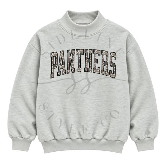 CUSTOM Camo Name Mock Neck