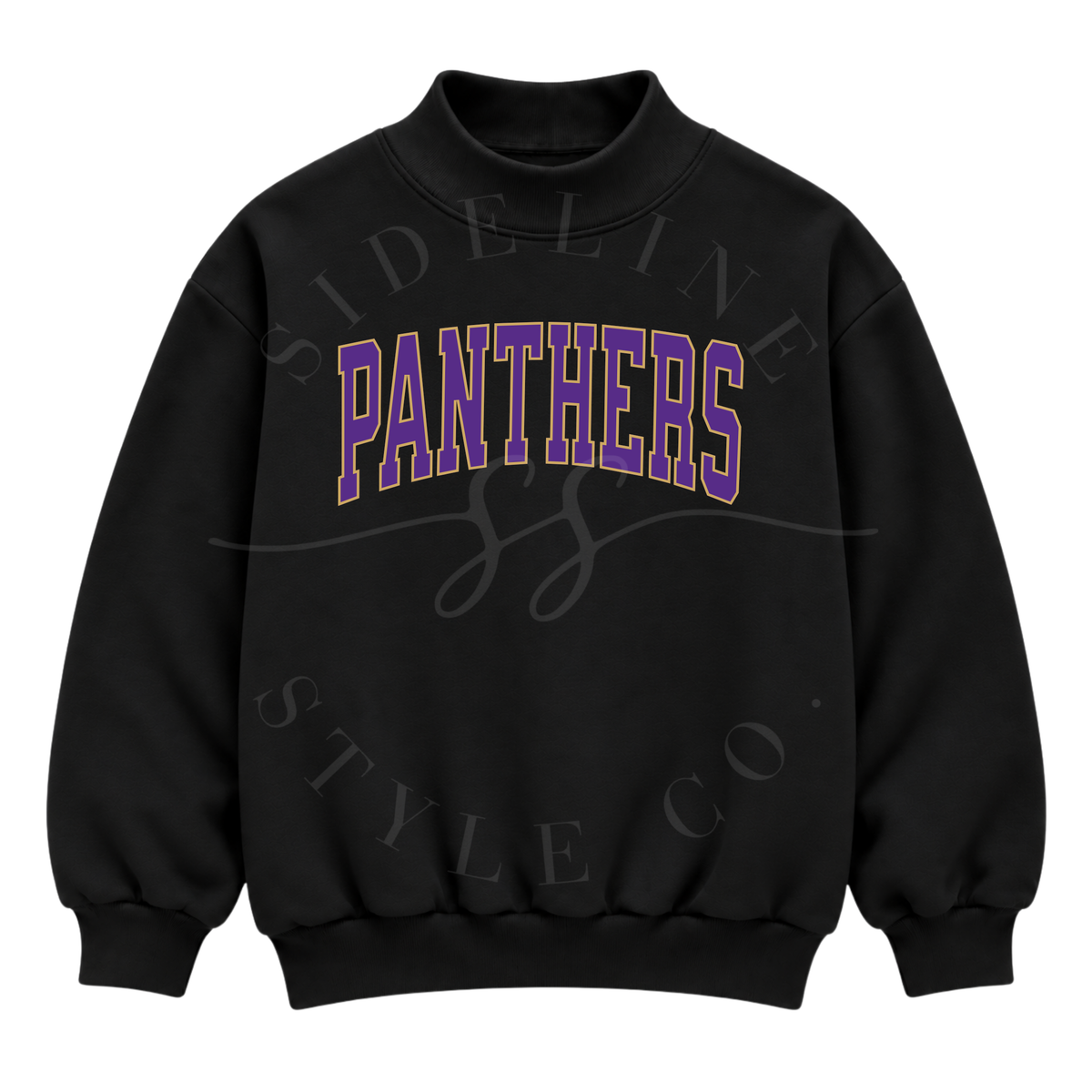 CUSTOM One Word Mock Neck