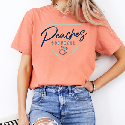 Peaches Thin Plate Tee