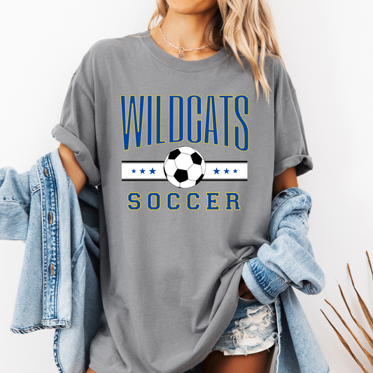 Lexington Soccer Star Comfort Colors Tee (Multiple Colors)