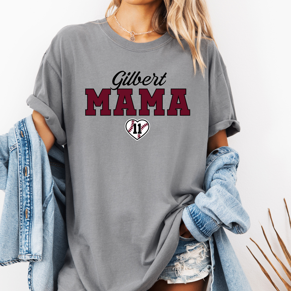 Gilbert DYB Custom Name Tee (Team Colors)