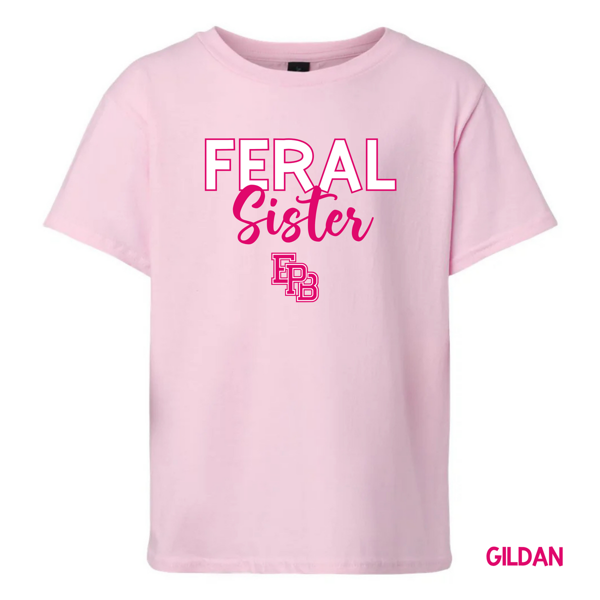 Feral Sister Tee - Prowlers (Pink)