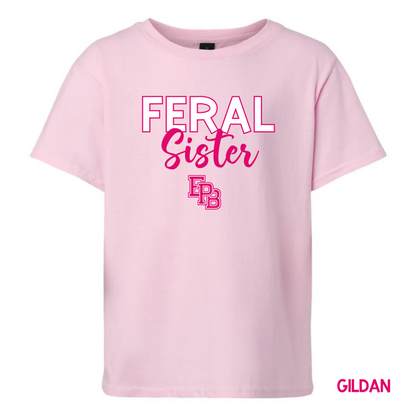 Feral Sister Tee - Prowlers (Pink)