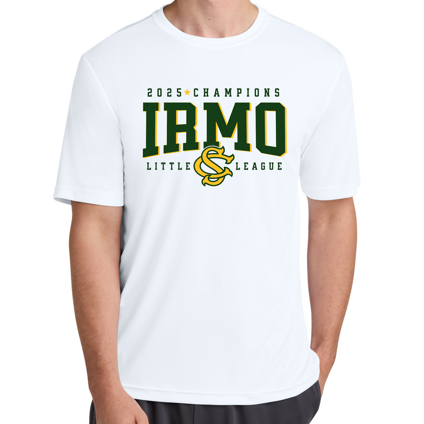 Irmo SC Champions Roster Performance Tee