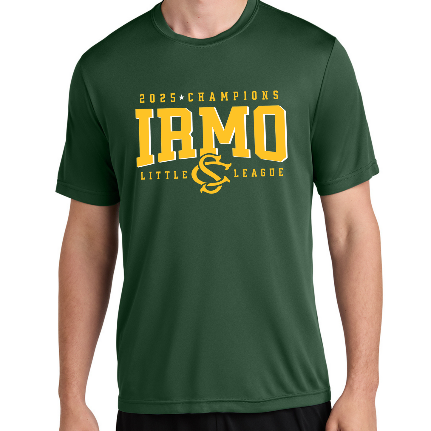 Irmo SC Champions Roster Performance Tee