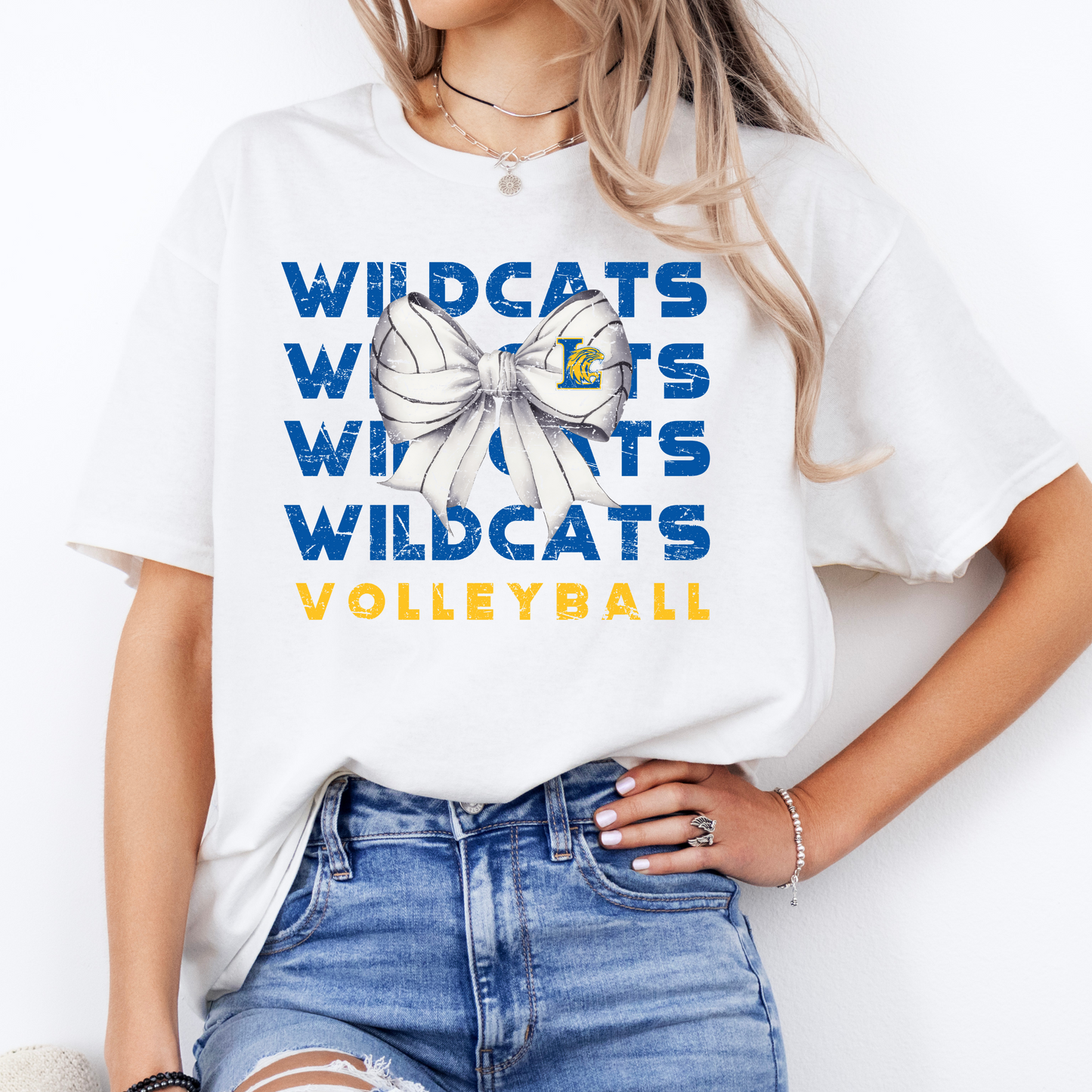Volleyball Bow - Wildcats