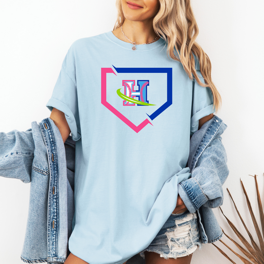 SC Hype Baseball Plate Comfort Colors Tee