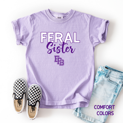 Feral Sister Tee - Prowlers (Purple)