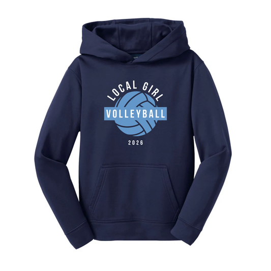 Local Girl Classic Volleyball Performance Hoodie