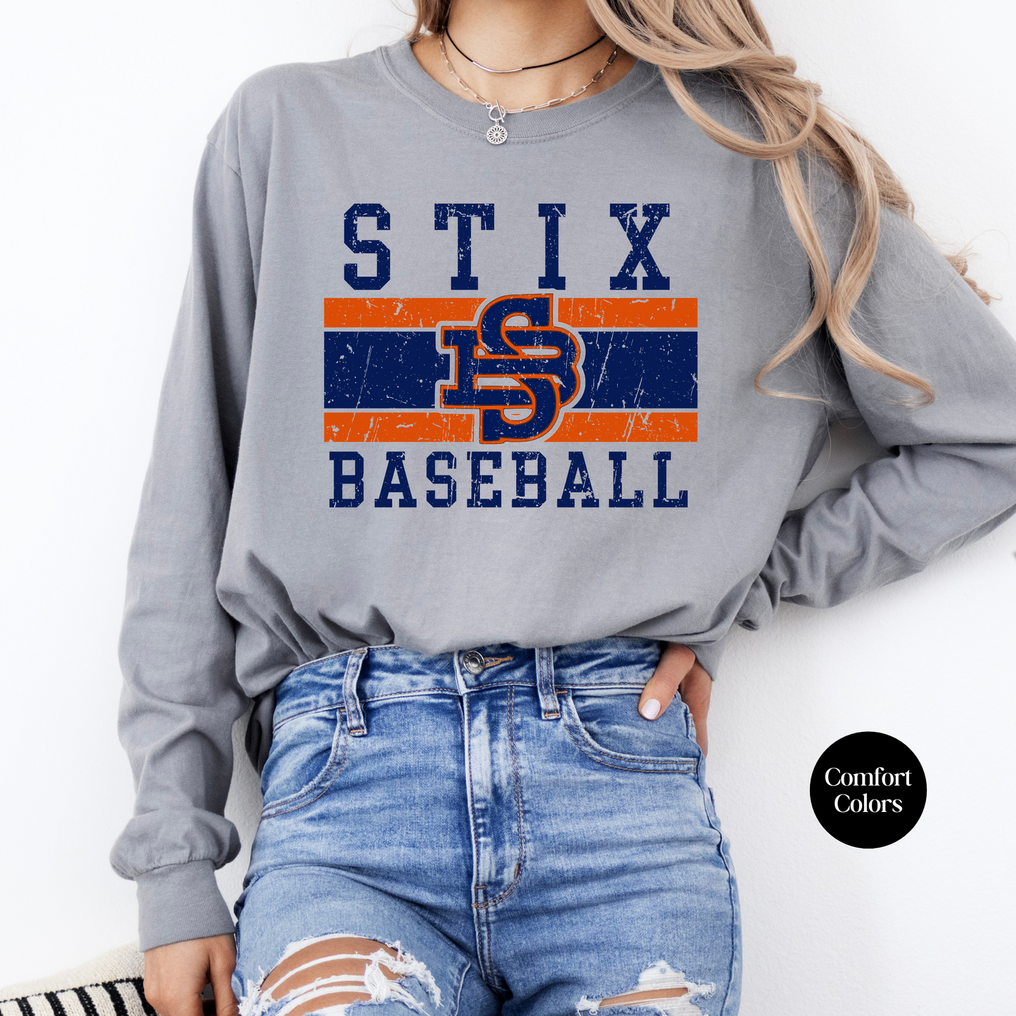 Distressed STIX Baseball