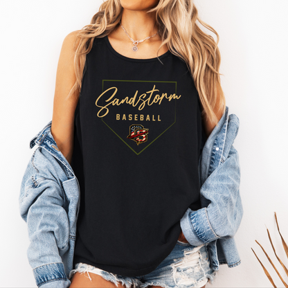 Sandstorm Plate Comfort Colors Tank (Runs big!)