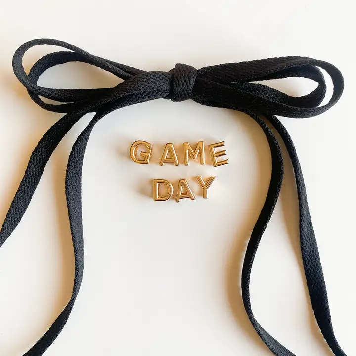 Game Day Sneaker Laces + Charm Set