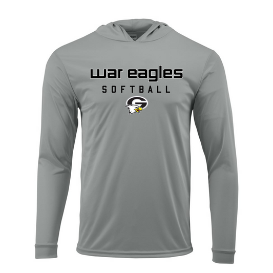 Gray SOFTBALL Performance Hoodie (Multiple Colors) Copy Copy