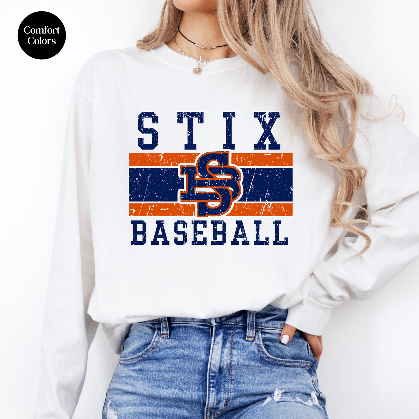 Distressed STIX Baseball