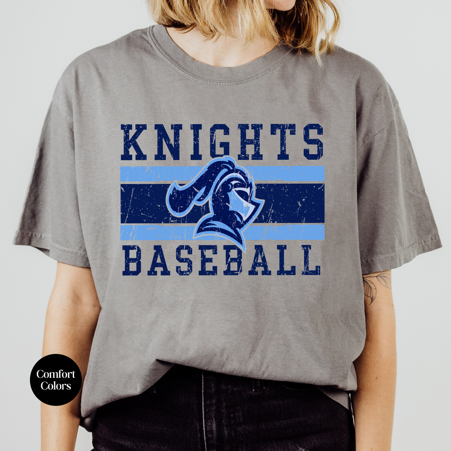 Distressed Knights Baseball (Multiple Styles)