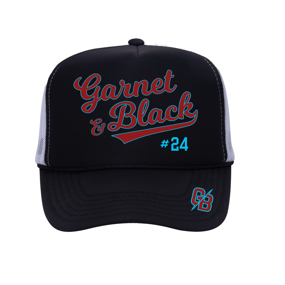 GB Script Hat w/ Player Number
