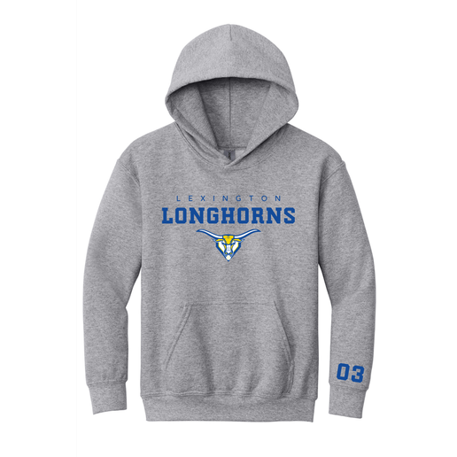 Longhorns Youth Hoodie w/ Player Number