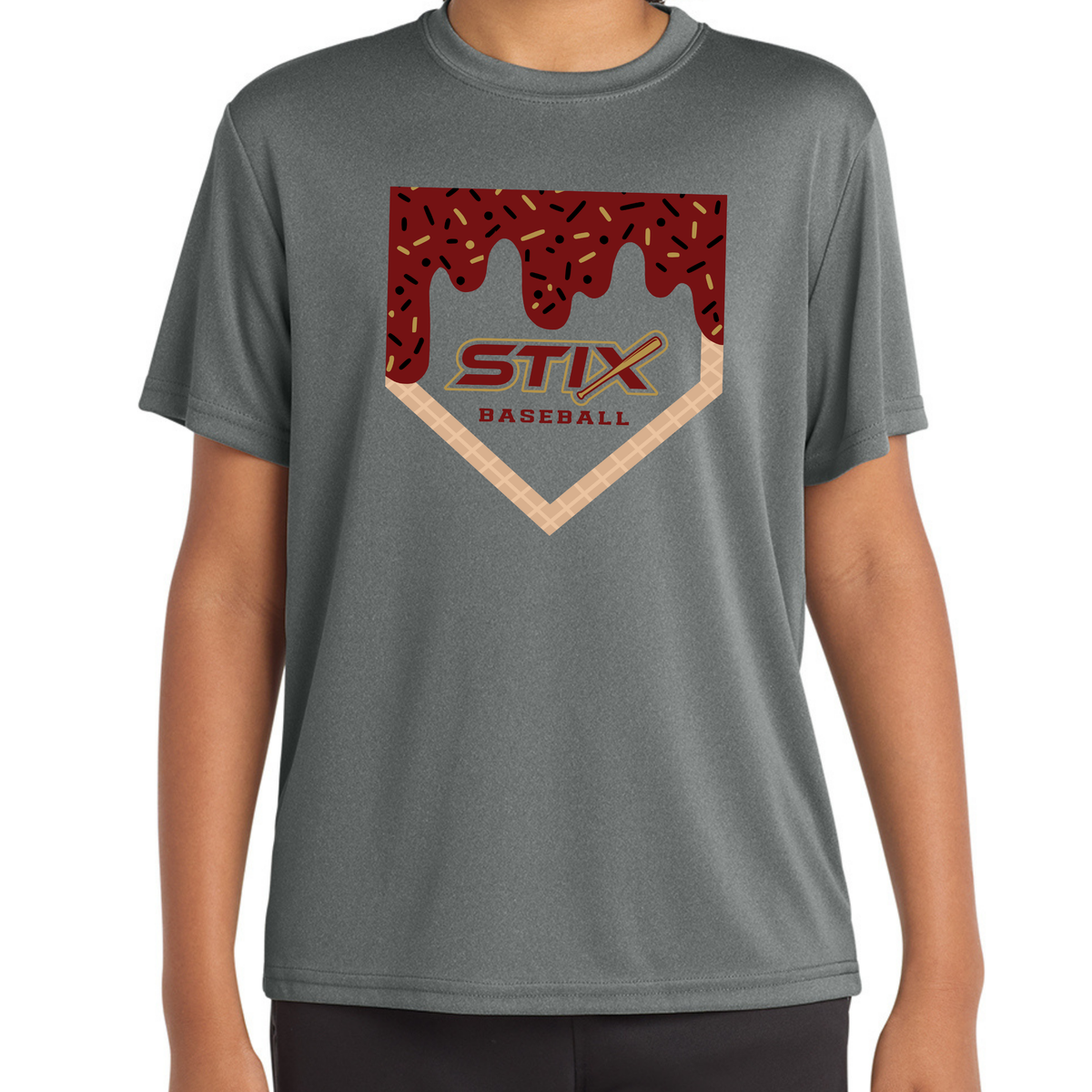 Stix Ice Cream Drip Performance Tee