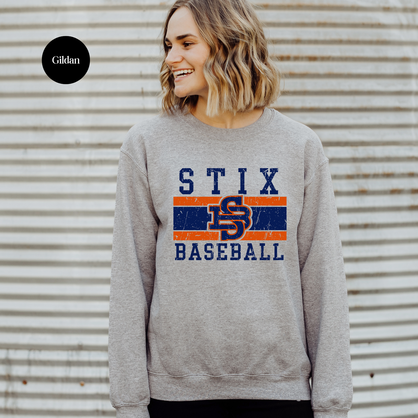 Distressed STIX Baseball