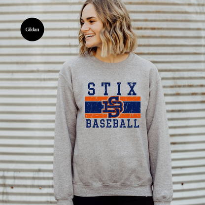 Distressed STIX Baseball