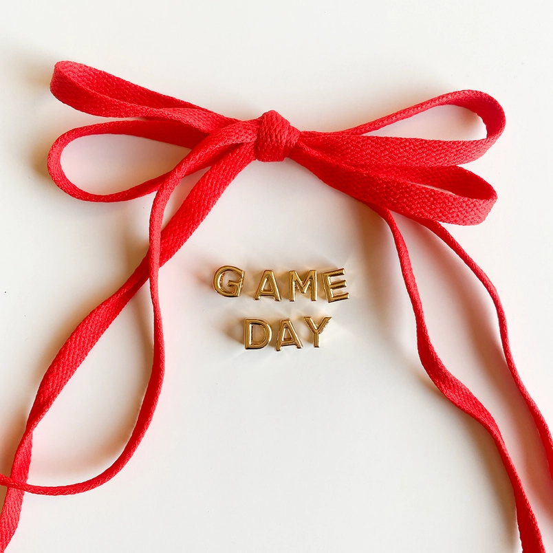 Game Day Sneaker Laces + Charm Set