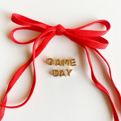 Game Day Sneaker Laces + Charm Set