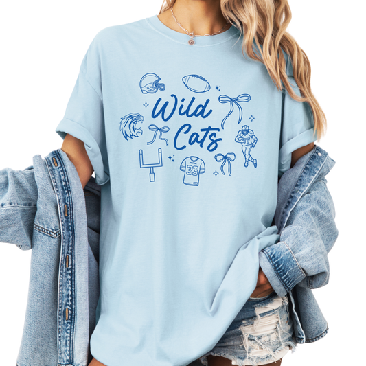 Lexington Football Doodle Tee (multiple styles)